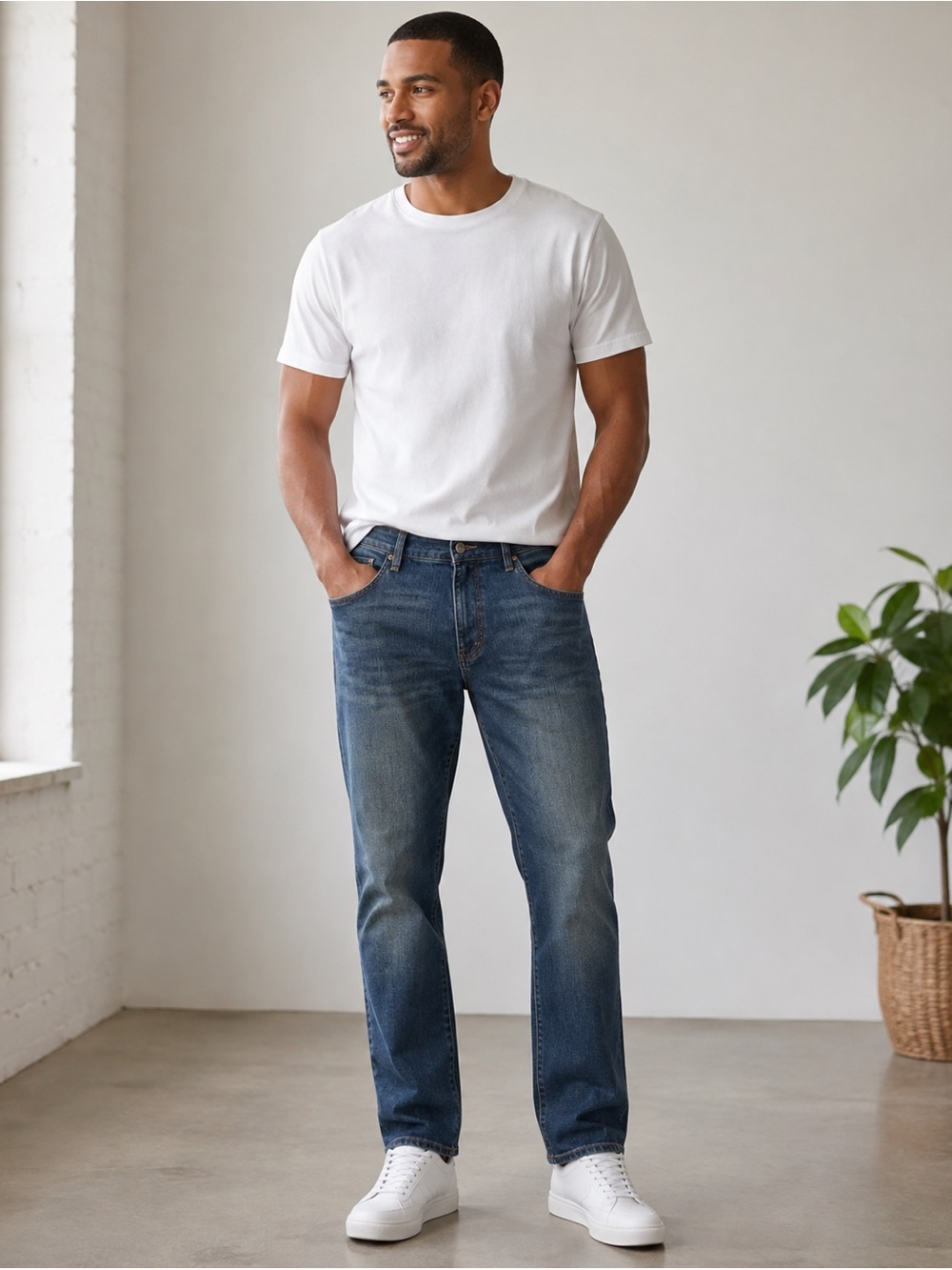 Lee Extreme Motion Athletic Fit Tapered Leg Jeans Size 42/30